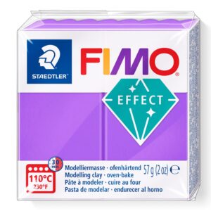 FIMO mov lila translucent, Effect 604, purple, 57g